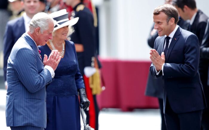 This image has an empty alt attribute; its file name is 0_The-Prince-Of-Wales-And-The-Duchess-of-Cornwall-Receive-President-Macron-To-Commemorate-The-Appeal-o-700x438.jpg