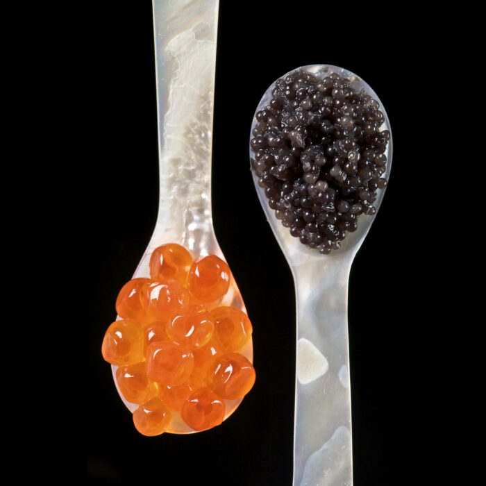 This image has an empty alt attribute; its file name is Caviar_spoons-700x700.jpg